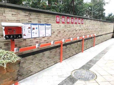 郑州昌原小区电动车智能充电桩标准安装现场